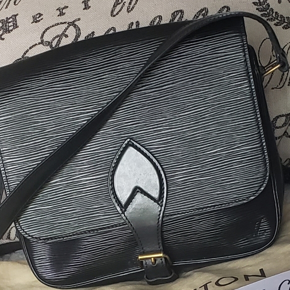 Louis Vuitton Handbags - Louis Vuitton Black Epi Leather Noir Cartouchiere Crossbody Bag